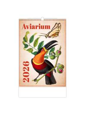Nástenný kalendár (Aviarium 2026) - 31,5 x 52 cm