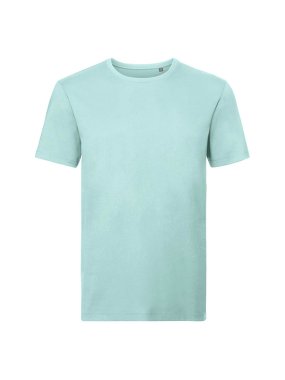 Pánske tričko (RUSSELL Men's Pure Organic Tee)>modrá (aqua)>2XL