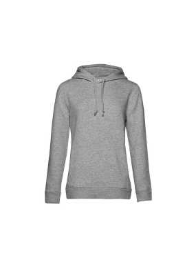 Dámska mikina (B&C Organic Hooded /women)>šedá (heather)>2XL