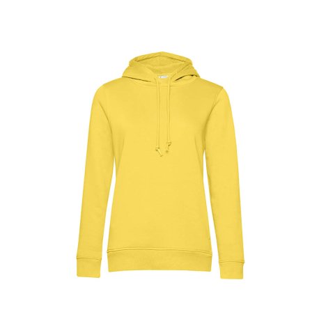 Dámska mikina (B&C Organic Hooded /women)>žltá (fizz)>S