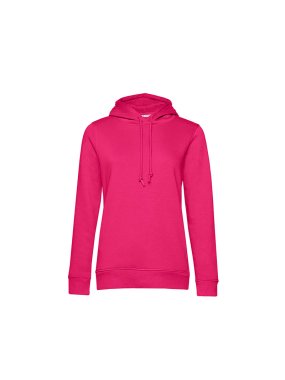 Dámska mikina (B&C Organic Hooded /women)>ružová (magenta)>XL