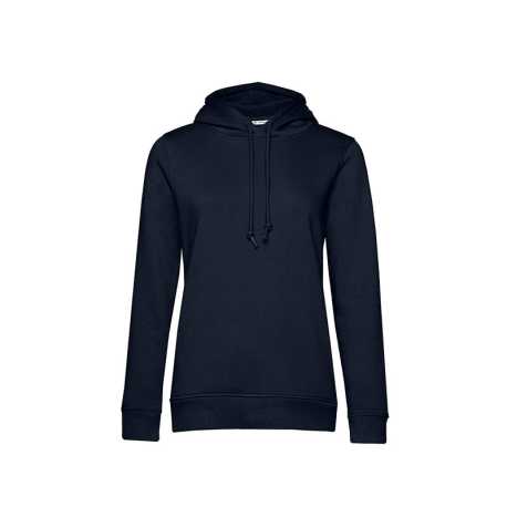 Dámska mikina (B&C Organic Hooded /women)>modrá (urban navy)>S