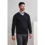Pánsky sveter (Premier ‘ESSENTIAL’ MEN’S ACRYLIC V-NECK SWEATER) > modrá (navy) > 4XL