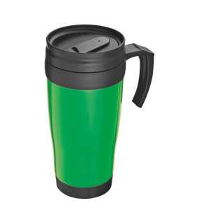 Plastový termohrnček Fort Worth > zelená