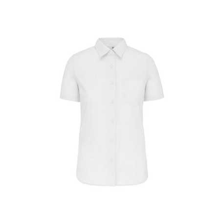 Dámska košeľa (KARIBAN LADIES SHORT SLEEVE SHIRT) > biela > M