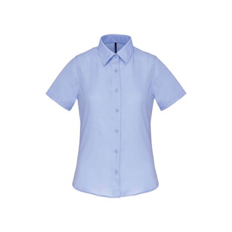 Dámska košeľa (KARIBAN LADIES SHORT SLEEVE SHIRT) > modrá (bright sky) > S