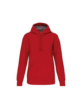 Unisex mikina (KARIBAN KARIBAN HOODED SWEATSHIRT) > červená > 4XL