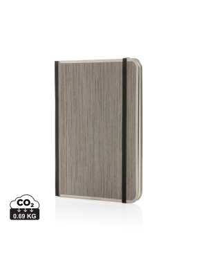 Zápisník A5 Treeline s dreveným obalom > šedá