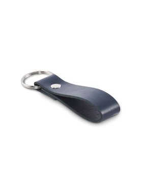 Prívesok na kľúče z PU > modrá (dark)