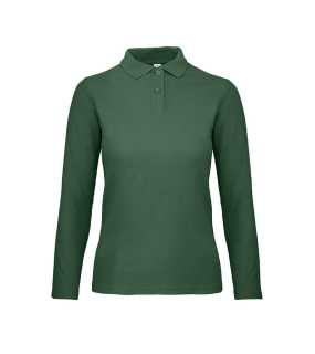 Dámske tričko(B&C ID.001 LSL /W) > zelená(bottle) > XL