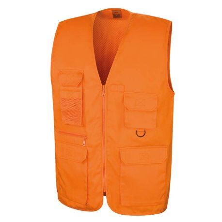 Unisex vesta (RESULT SAFARI WAISTCOAT) > oranžová > S