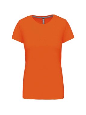 Dámske tričko (KARIBAN LADIES SHORT SLEEVE NECK T-SHIRT) > oranžová > XL