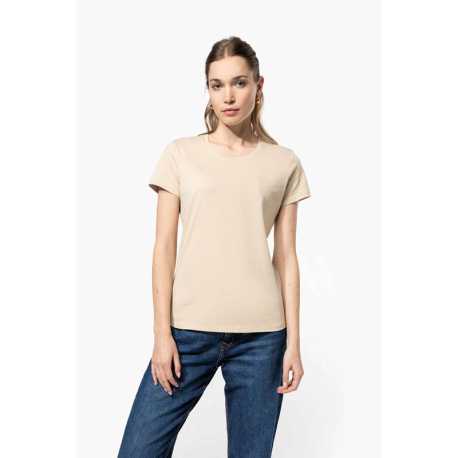 Dámske tričko (KARIBAN LADIES SHORT SLEEVE NECK T-SHIRT) > biela > M