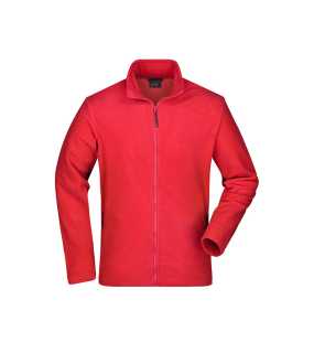 Pánska fleece bunda(J&N MEN'S BASIC FLEECE JACKET) > červená > M