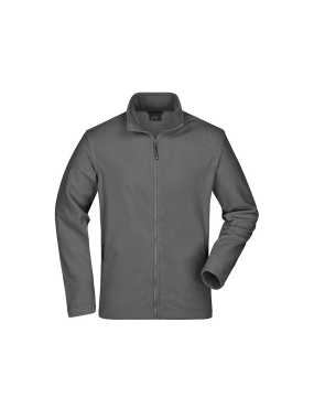 Pánska fleece bunda(J&N MEN'S BASIC FLEECE JACKET) > šedá (carbon) > 3XL
