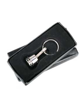 Kovový prívesok na kľúče > strieborná