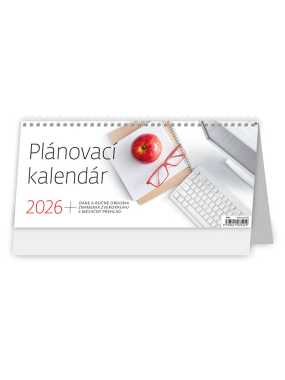 Stolový kalendár (Plánovací kalendár 2026) - 30,1 x 17 cm