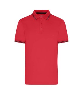 Pánska polokošeľa (JN Men's Functional Polo) > červená / čierna > L