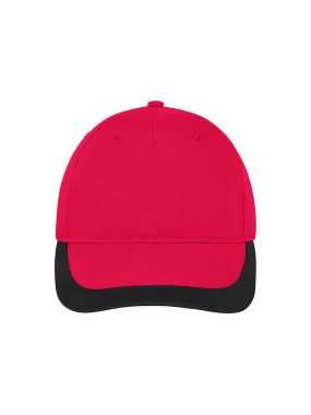 5 panelová šiltovka (MB 5 Panel Sports Cap) > červená / čierna