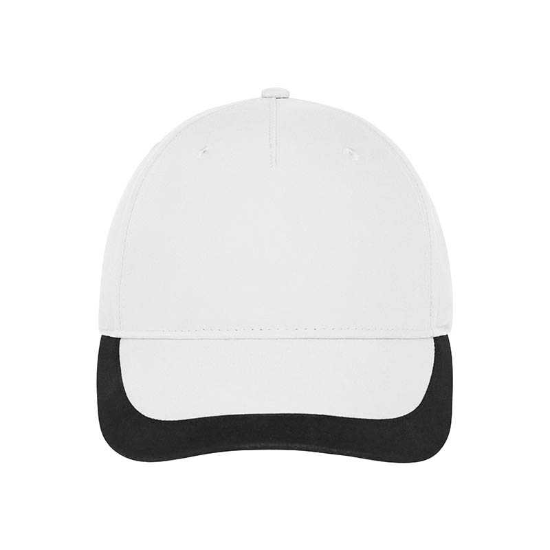 5 panelová šiltovka (MB 5 Panel Sports Cap) > biela / čierna