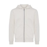 Mikina na zips s kapucňou Iqoniq Abisko z recykl. bavlny > hnedá (natural raw) > L