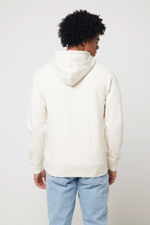 Mikina na zips s kapucňou Iqoniq Abisko z recykl. bavlny > hnedá (natural raw) > L