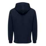 Mikina na zips s kapucňou Iqoniq Abisko z recykl. bavlny > modrá (navy) > 5XL