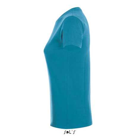 Dámske tričko(SOL'S REGENT WOMEN ROUND-NECK T-SHIRT) > modrá (aqua) > L