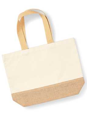 Nákupná taška (WM Jute Base Canvas Bag) > béžová (natural)