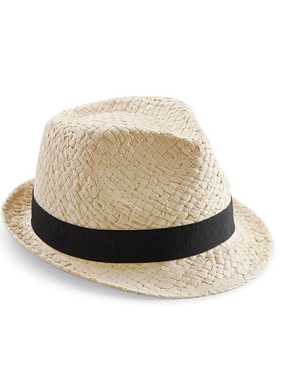 Unisex klobúk (Beechfield Festival Trilby) > béžová (natural) > S/M