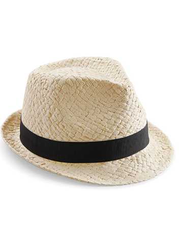 Unisex klobúk (Beechfield Festival Trilby) > béžová (natural) > L/XL