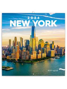 Nástenný kalendár (New York 2026) - 30 x 30 x 1 cm