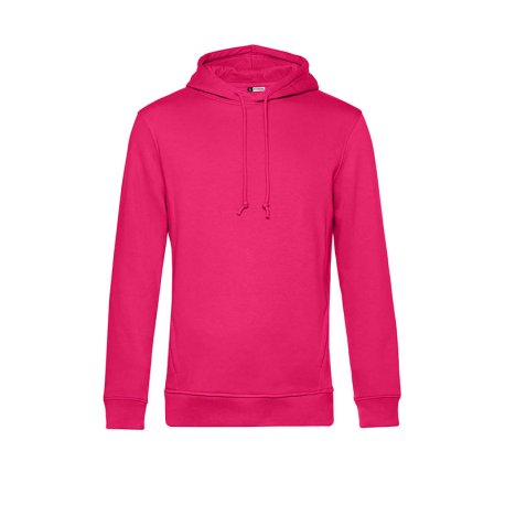 Pánska mikina (B&C Organic Hooded)>ružová (magenta)>S