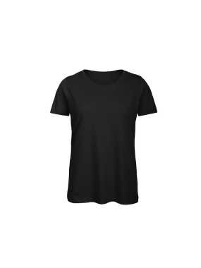 Dámske tričko (B&C /women) > čierna > M