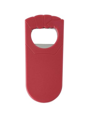 Plastový otvárač na fľaše > červená