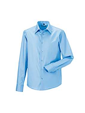 Pánska košeľa(Long Sleeve Tailored Ultimate Non-Iron RUSSELL)>modrá (bright sky)>M