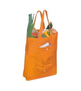 Skladacia nákupná taška > oranžová