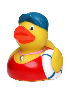 Kačička do vane (MBW Squeaky duck bath attendent) > viacfarebná