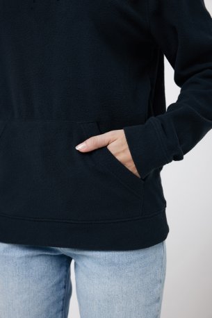 Micro fleece mikina Iqoniq Trivor z recykl. polyesteru > čierna > 3XL
