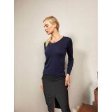 Dámsky sveter (PREMIER LADIES V-NECK KNITTED SWEATER) > modrá (navy) > 4XL