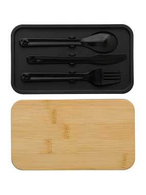 Dvojitý obedový box > čierna