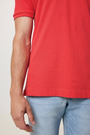 Unisex polokošeľa (Iqoniq Yosemite) > červená (luscious) > L