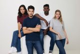 Unisex polokošeľa (Iqoniq Yosemite) > červená (luscious) > L