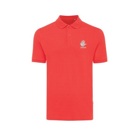 Unisex polokošeľa (Iqoniq Yosemite) > červená (luscious) > L