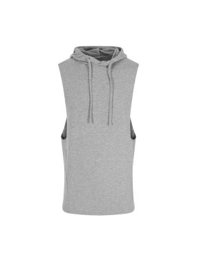 Pánska mikina (Just Cool URBAN SLEEVEESS MUSCLE HOODIE) > šedá (sports) > L