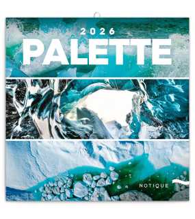 Nástenný kalendár (Paleta 2026) - 30 x 30 x 1 cm