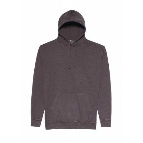 Unisex mikina (Just Hoods WASHED HOODIE) > šedá (washed charcoal) > M