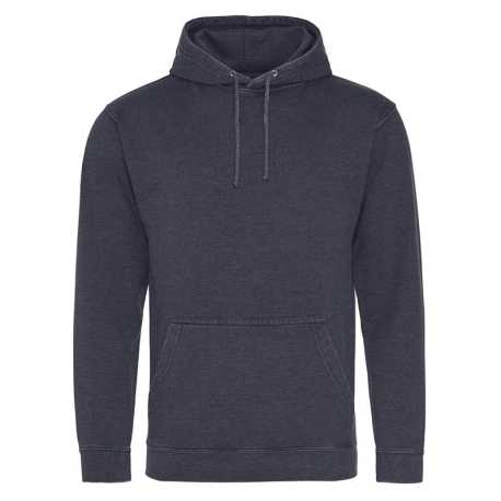 Unisex mikina (Just Hoods WASHED HOODIE) > šedá (washed charcoal) > M
