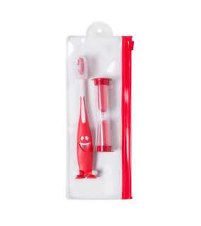 Sada na čistenie zubov > červená