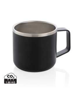 Kempovací nerezový hrnček > čierna